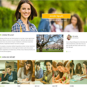 Thiết kế website giáo dục, trường học