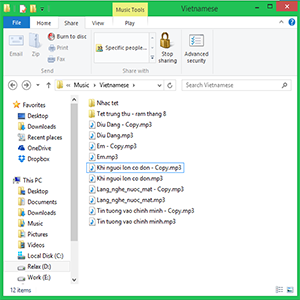 Undo thao tác Move/Copy/Rename file trên windows