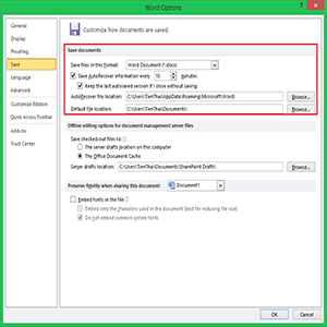 Phục hồi file word chưa lưu