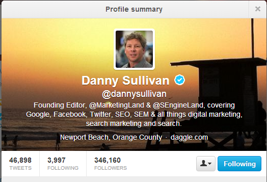 SEOer Danny Sullivan SEOer Danny Sullivan