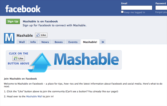thiết kế website của Mashable, thiết kế website sáng tạo thiết kế website của Mashable, thiết kế website sáng tạo