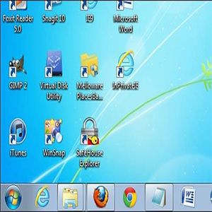 Lấy lại biểu tượng dưới thanh taskbar trong Windows 7