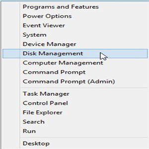 Truy cập Disk Management trong Windows 7 và Windows 8