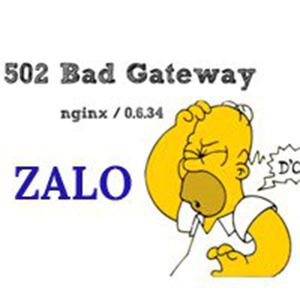 Zalo lại không truy cập được, toàn bộ hệ thống VNG bị sập
