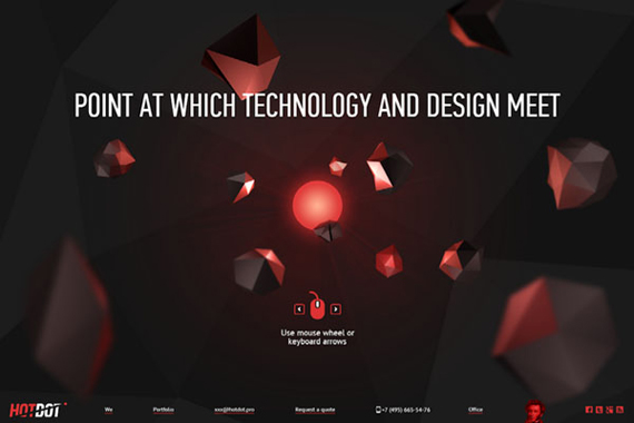Website Hot Dot thiết kế non-navigation Website Hot Dot thiết kế non-navigation