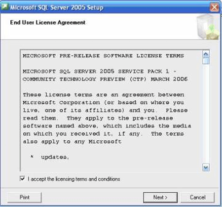 Hướng dẫn cài đặt hệ quản trị cơ sở dữ liệu Microsoft SQL Server 2005